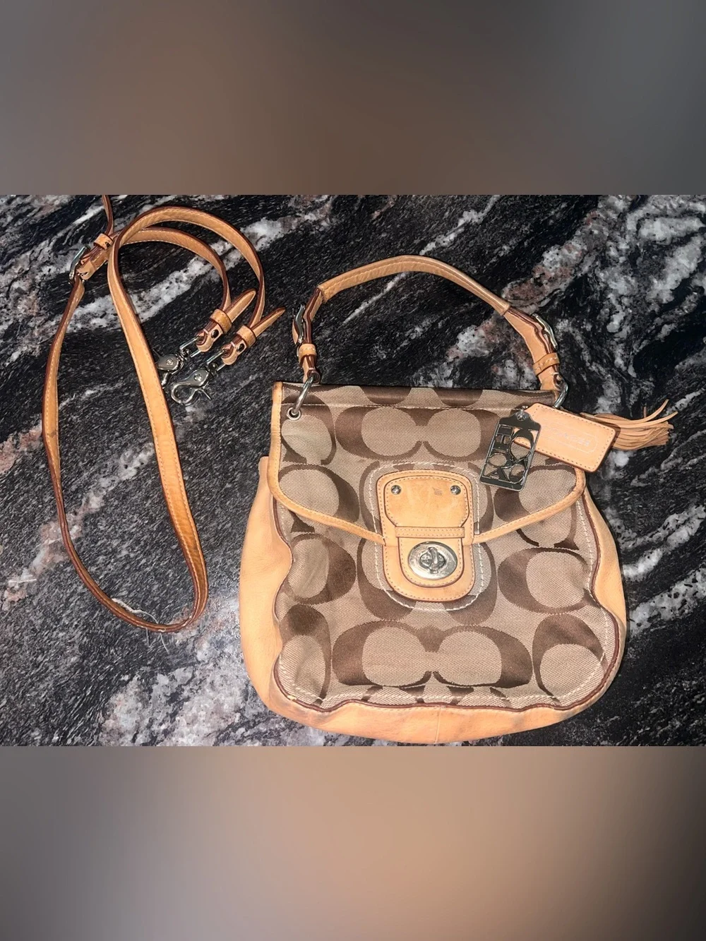Vintage Coach Willis 70th Anniversary Purse